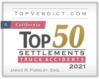 TopVerdict.com Top 50 Settlement Truck Incidents 2021